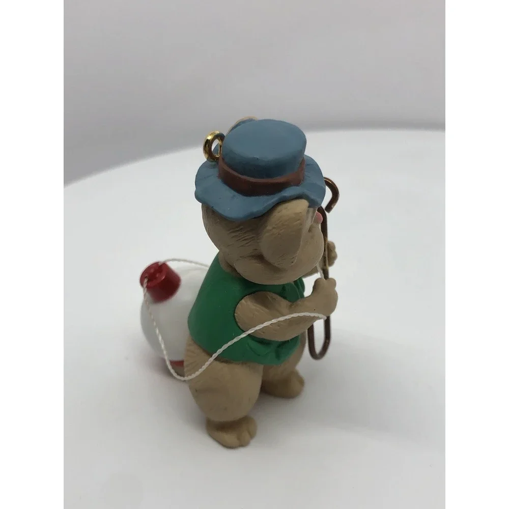 Hallmark Keepsake 1994 Christmas Ornament Merry Fishmas Fishing Mouse Ornament‎